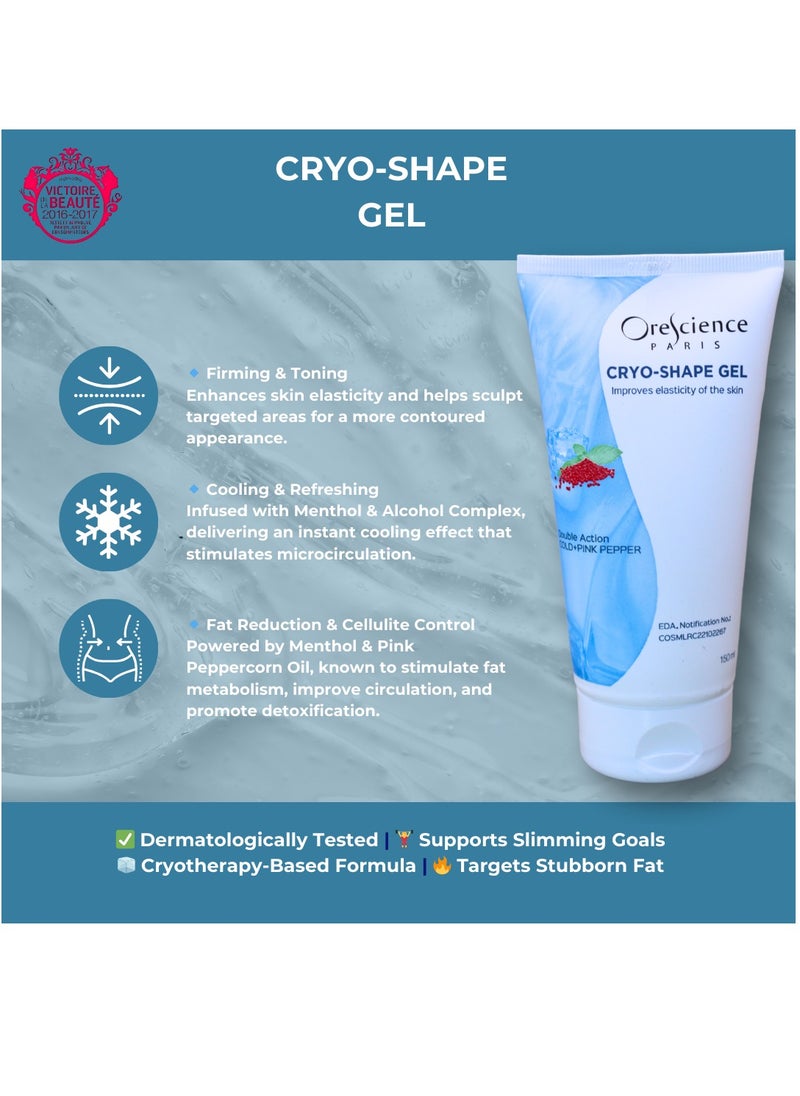 Orescience - CryoShape Slimming & Cellulite Gel - Cryotherapy/Fat-Freezing Techniqe - Orescience Paris - Image 1