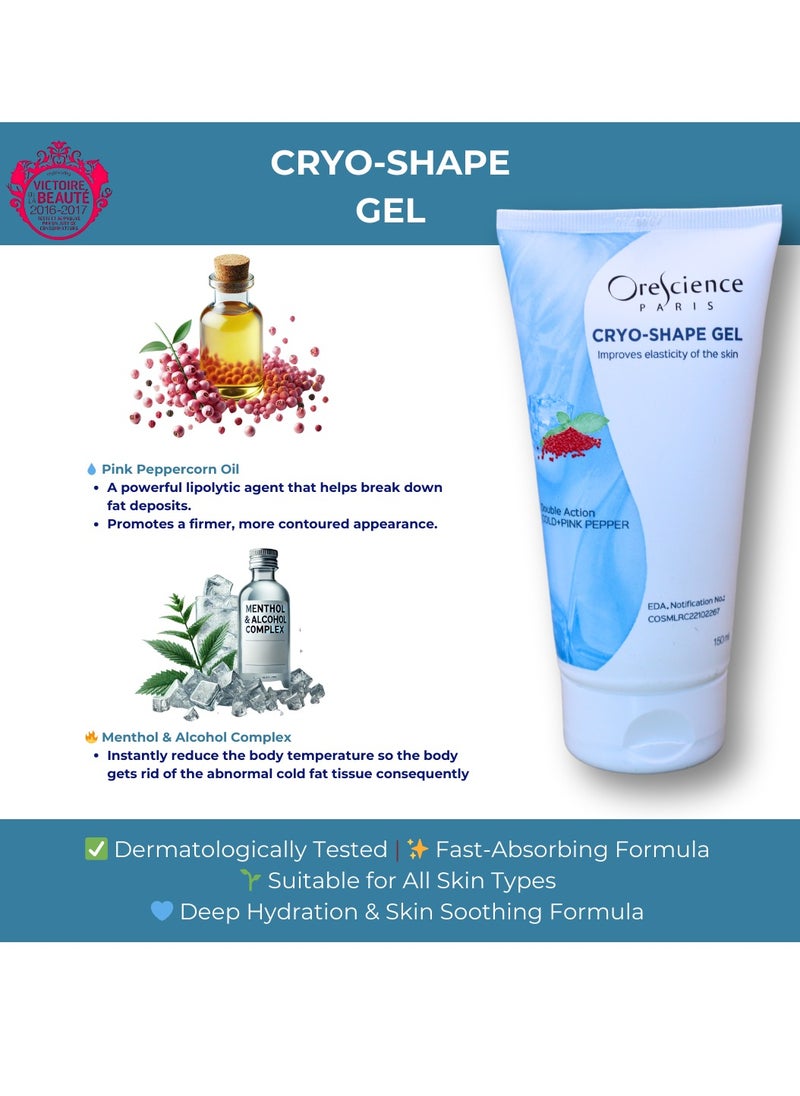 Orescience - CryoShape Slimming & Cellulite Gel - Cryotherapy/Fat-Freezing Techniqe - Orescience Paris - Image 1