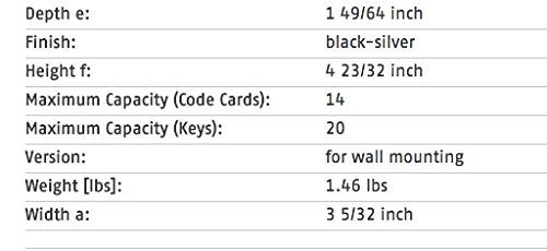 ABUS 787 Combination Key Storage Box with Wall Mount, Large - Image 5