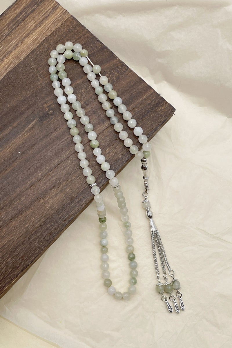 Islamic agate prayer beads 6mm 99 pieces handcrafted by Muslims - Image 2