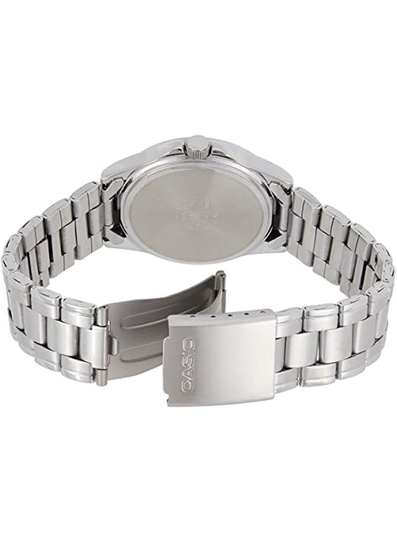 CASIO Men's Stainless Steel Analog Watch MTP-1215A-1ADF - 38 mm - Silver - Image 2