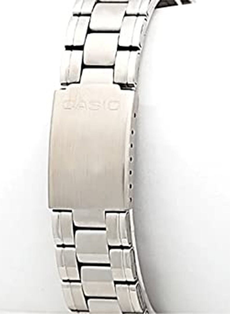CASIO Men's Stainless Steel Analog Watch MTP-1215A-1ADF - 38 mm - Silver - Image 5