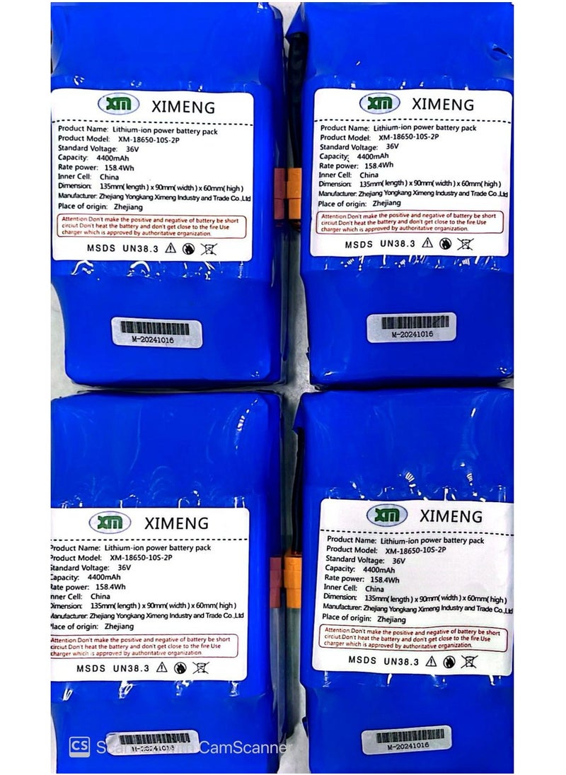 XM 36V High Quality Lithium Battery For Hover Board and Skateboard  - Image 3