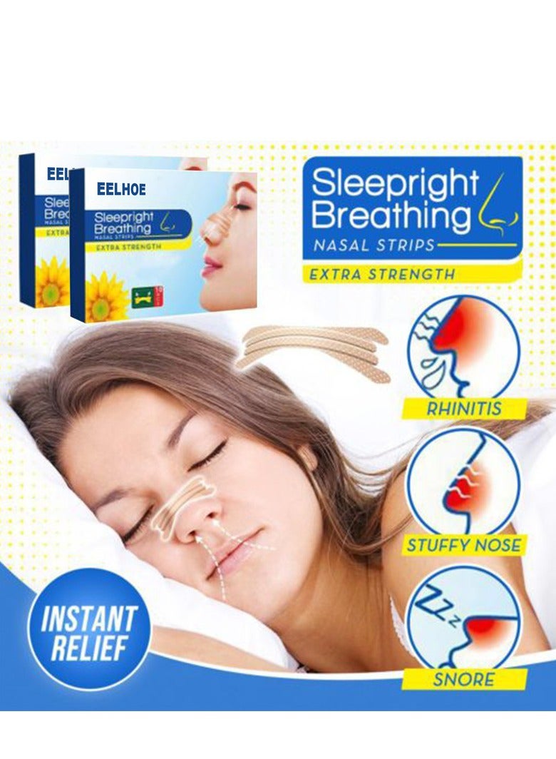 EELHOE Breathe Easy with Sleepright Nasal Patch: Stop Snoring and Relieve Nasal Congestion Instantly - Image 1