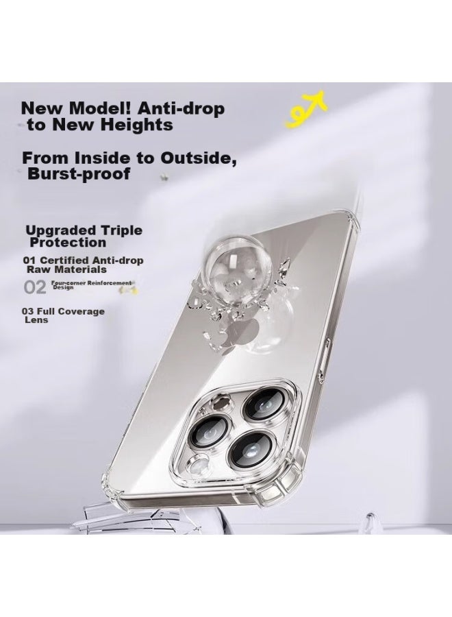 Divi Phone Case For Apple Iphone 14 Pro Max, Iphone 14 Pro Max Protective Cover With Air Cushion, Shockproof, Ultra-thin, Full Lens Protection, Silicone Soft Shell - Image 4