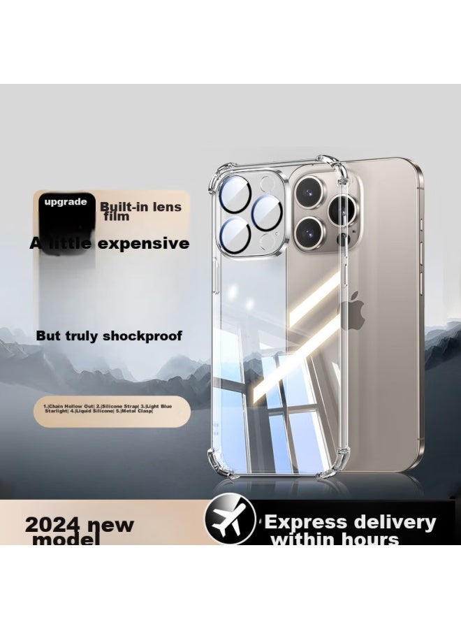Divi Phone Case For Apple Iphone 14 Pro Max, Iphone 14 Pro Max Protective Cover With Air Cushion, Shockproof, Ultra-thin, Full Lens Protection, Silicone Soft Shell - Image 1