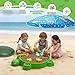 VROGTIK Turtle Sandbox with Lid Umbrella 38 Kids Sandbox with Beach Toys Set Safe Sensory Play Sand Box for Toddlers Indoor Outdoor Backyard Summer Gift for Ages 38 - Image 4
