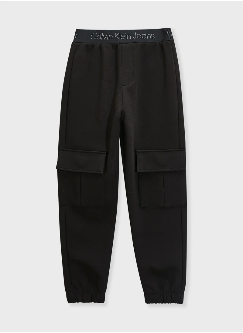 Calvin Klein Jeans Kids Essential Cargo Sweatpants