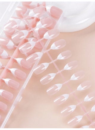 120Pcs Almond Press On Nails, Full Cover False Nail Tips, Simple Design Reusable Artificial Nails for DIY Nail Art - view 2