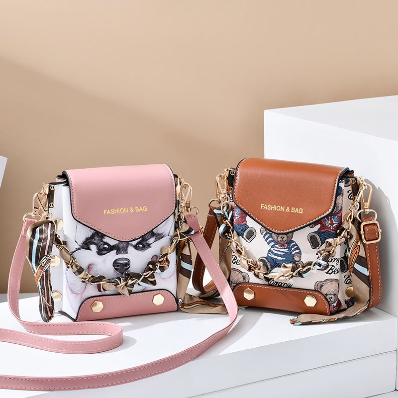 2023 New Mobile Phone Bag Fashion Super Lightweight Fashion Crossbody All-Match Small Fresh Bag Change - Image 3