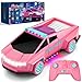 MACALOCA Cool Remote Control Car Toys for Girls 120 Pink Police RC Truck with Flashing LED Lights and Loadspace 24 GHz Rechargeable Racing RC Cars Vehicle Toys Easter Gifts for Kids 3 5 7 10 - Image 2