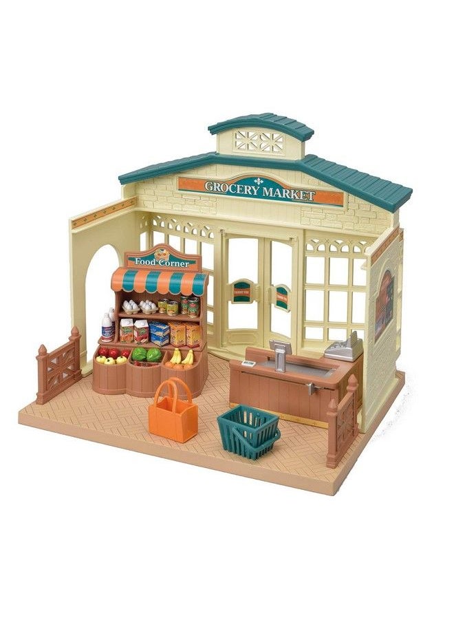 Calico Critters - Grocery Market Cream & Brown 11.42 Inches - Image 1