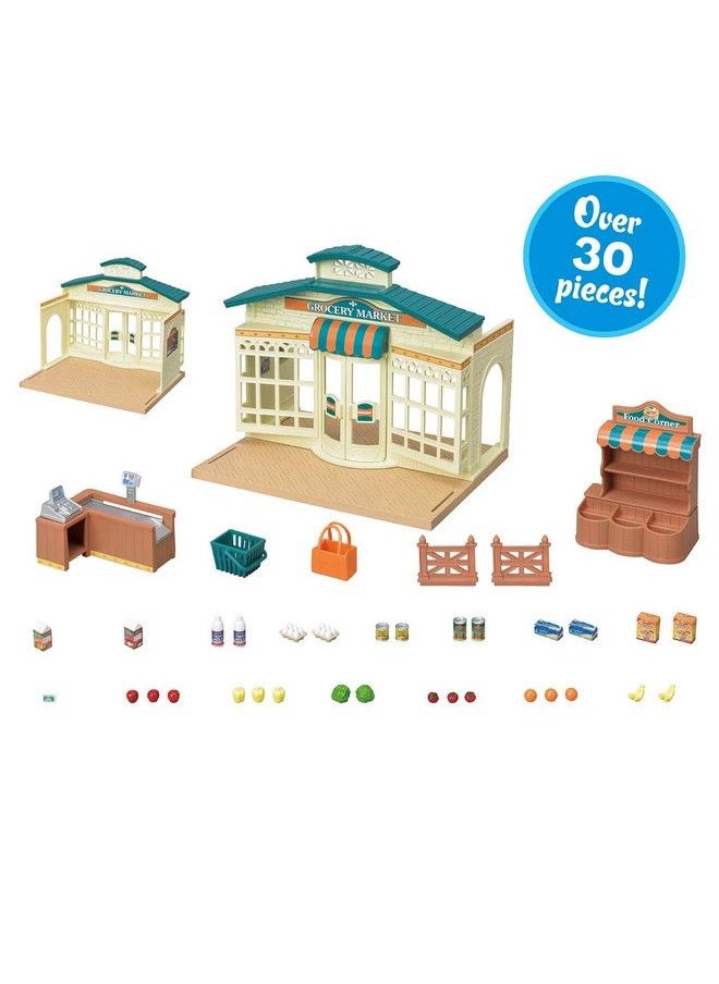 Calico Critters - Grocery Market Cream & Brown 11.42 Inches - Image 1