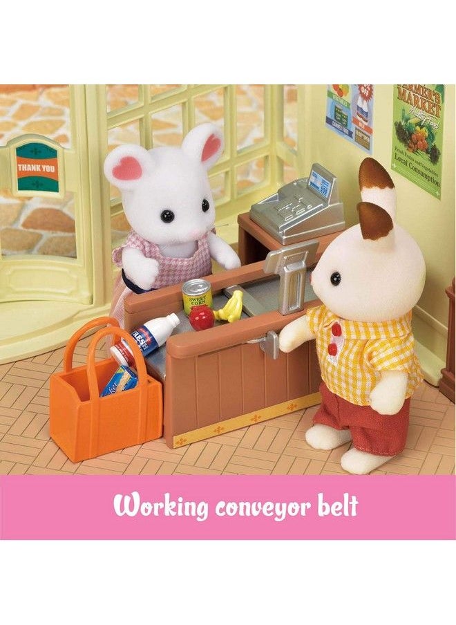 Calico Critters - Grocery Market Cream & Brown 11.42 Inches - Image 1