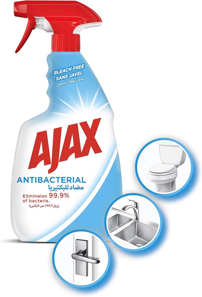 Ajax Antibacterial Multi-Surface Cleaner Spray, 500 ml - Bleach Free - Image 1