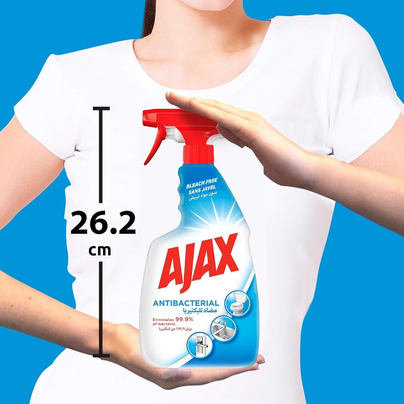 Ajax Antibacterial Multi-Surface Cleaner Spray, 500 ml - Bleach Free - Image 4