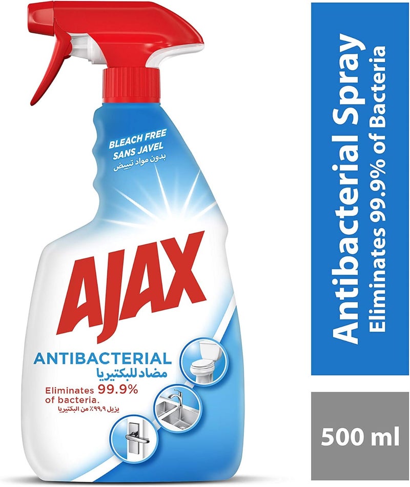 Ajax Antibacterial Multi-Surface Cleaner Spray, 500 ml - Bleach Free - Image 2