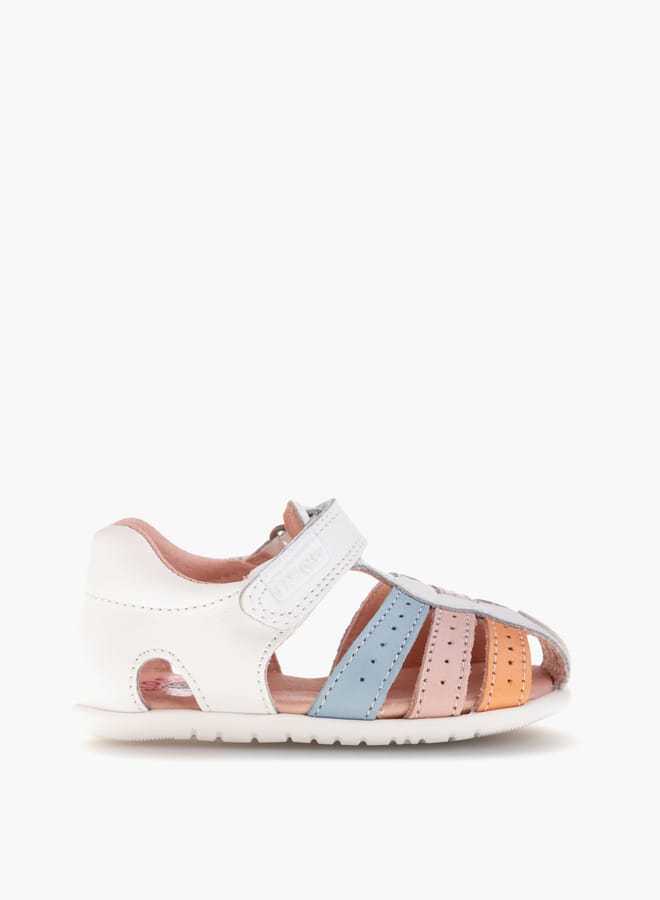 Pablosky Girls' Strap Sandals with Hook and Loop Closure  - Image 2