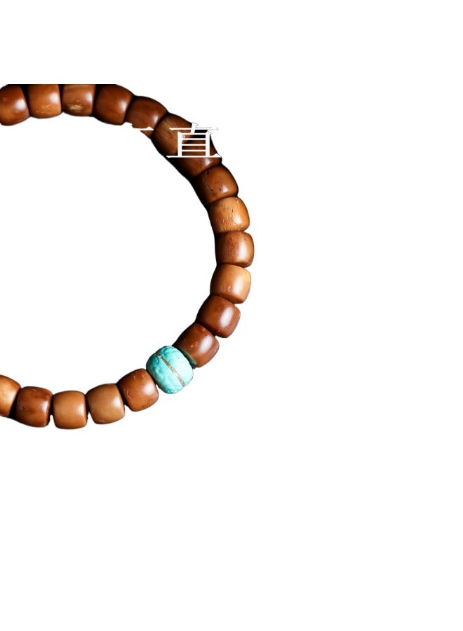 Premium High-polish Cook Strand Straight Cut Single Loop Round Bead Vintage Barrel Bead Bodhi Seed Mala Buddhist Beads Cultural Collectibles For Men And Women - Image 4