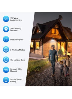 TIGER Wireless IP65 Waterproof 42 LED Solar Lights | Pack of 10 | 3 Working Modes, Motion Sensor Outdoor Lights for Garden, Patio, Yard, Pathway, and Driveway, Energy-Efficient, Easy Installation, Weatherproof  - Image 2