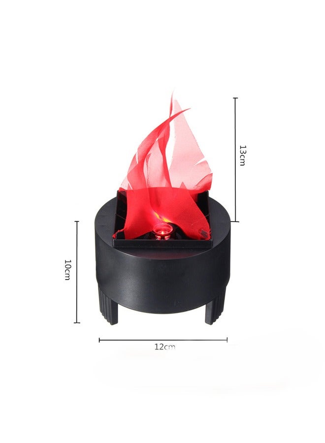 general LED Simulated Flame Lights Stage Lights Electronic Brazier Lights Bonfire Parties Mini Flame Lights Haunted House Wedding Props - Image 2