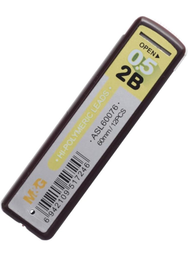 M&G Hi-Polymeric Leads, Bold Writing, 2B 0.5mm, High-Quality Graphite - Image 2