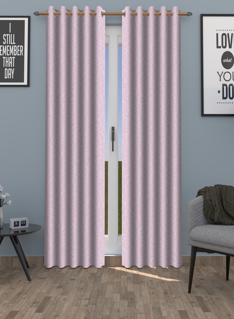 Amali  AMALI Blackout Textured Curtains 274 cm x 127 cm - 2 Panels, 100% Polyester, Grommet Top, Thermal Insulated, Noise Reducing, Light Blocking  - Image 1
