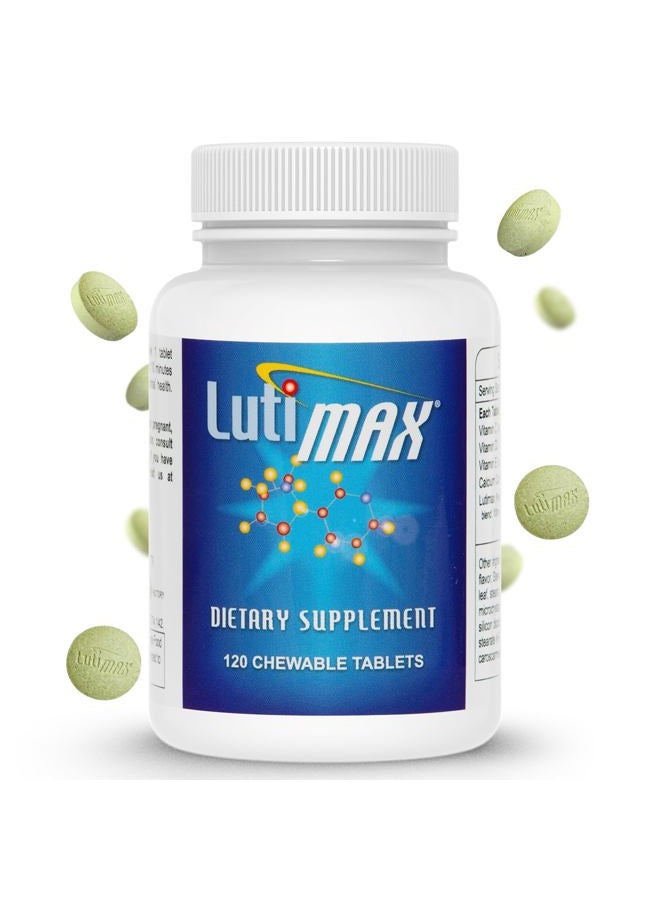 Luti max Luteolin Complex w/Rutin - Immune Support Brain Supplements - Bioflavonoids w/Vitamin C, D & E for Joint, Muscle, & Dietary Issues - Antioxidants Supplement w/Immune Support - 120 Tablets - Image 1