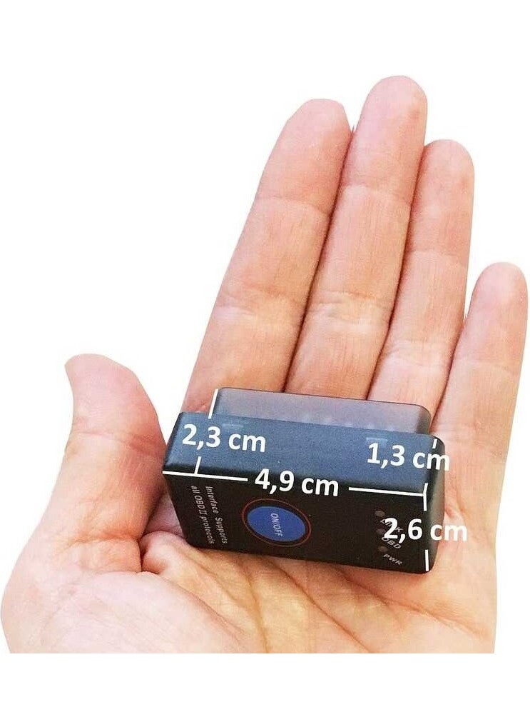 Temiz Pazar Obd 2 On/off Button Vehicle Diagnostic Device Android Windows  - Image 4