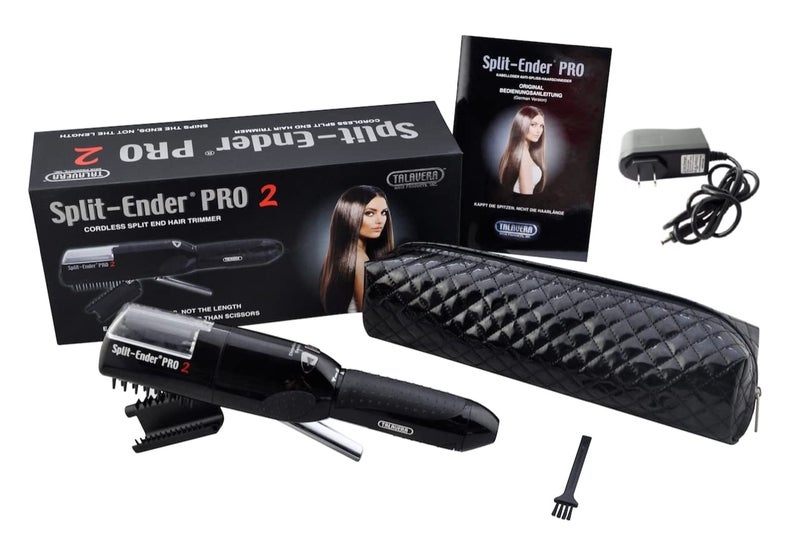 Split ender Split-Ender Pro 2 - The Original Cordless Split End Hair Trimmer Automatic Rechargeable Home Tool Hair Clipper 2-in-1 for Dry Damaged Splitting Broken Brittle Straight Curly Frizzy Beauty - Black - Image 3