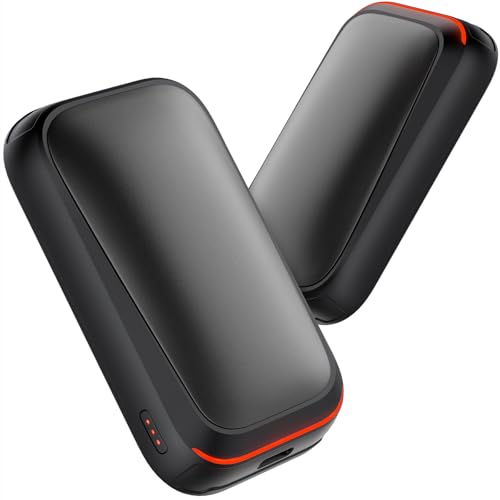 Gaiatop Electric Hand Warmers Rechargeable, Magnetic Pocket Hand Warmer 2-Pack, 3s Fast Heating, Fits in Gloves, for Winter Sports, Hunting, Fishing, Stocking Stuffers Gifts for Men Women - Image 1