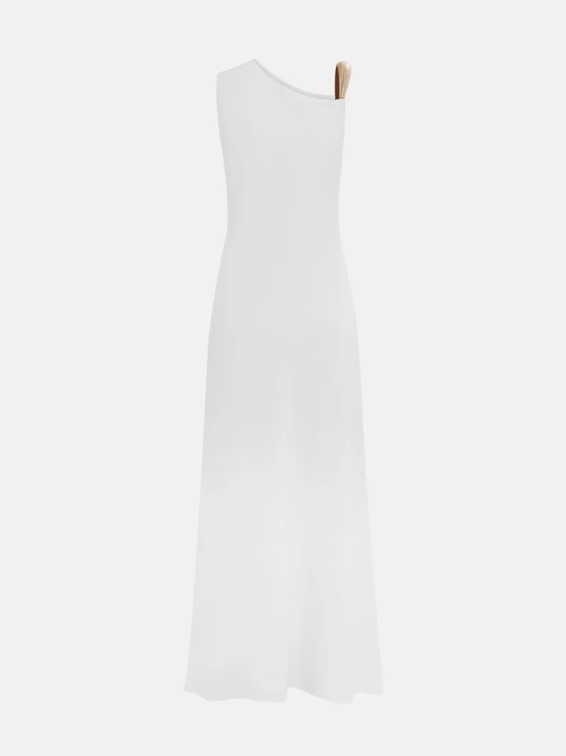 Lichi Maxi dress with metal halter