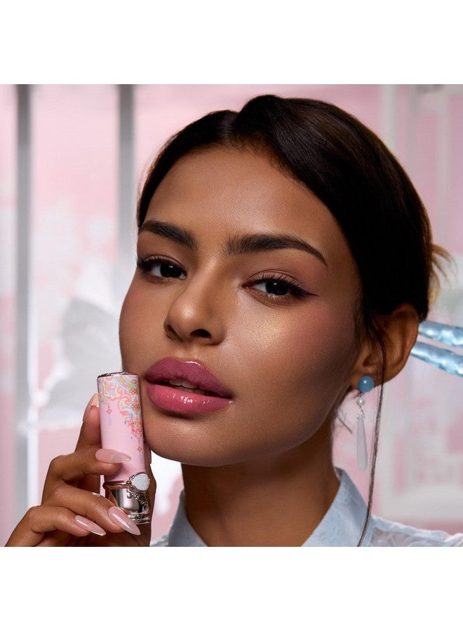 فلاور نوز أحمر شفاه لامع من فلاور نوز باترفلاي كلاود كولر - مرطب شفاه ملون - ملمع شفاه مرطب في بلسم - مكياج شفاه يدوم طويلاً للفتيات والنساء، نباتي وخالٍ من القسوة (C04 بيتشي أكوا، 0.12 أونصة) - Image 5
