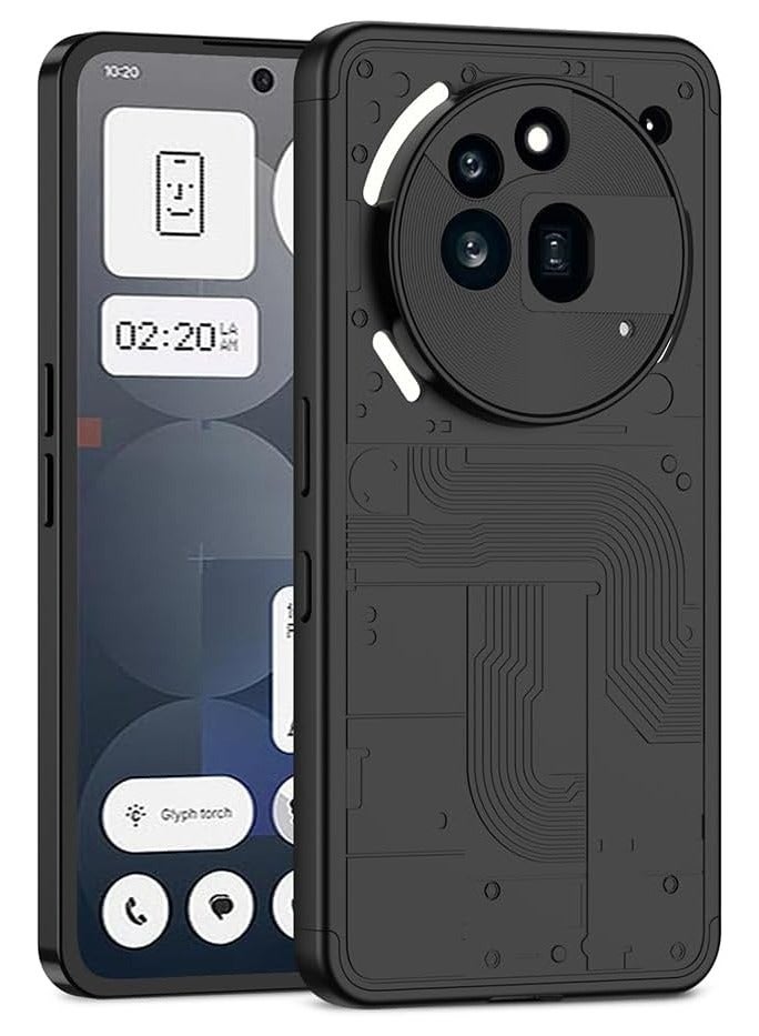 [1+2] for Nothing Phone 3a Pro Case and Screen Protector Accessorise, 360 Degree Full Body Hard Plastic Material Protective Back Cover, Detachable Split Slim Fit Shockproof Casing - Image 2