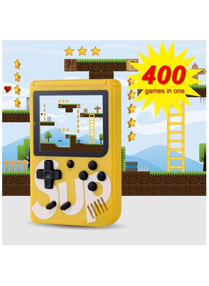 SUP 400 in 1 SUP GAME BOX Classic Retro Gaming Console (Single Player, Yellow) - Image 3
