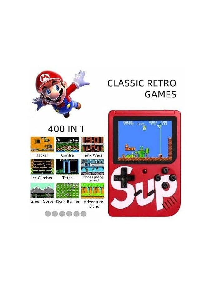 SUP 400 in 1 SUP GAME BOX Classic Retro Gaming Console (Single Player, Yellow) - Image 4