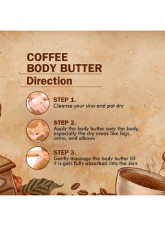 Nuerma Science Coffee Body Butter With Vitamin E Oil For Intense Moisturization & To Repair Dry Damaged Skin To Make Skin Healthier 100 Gm  - Image 5
