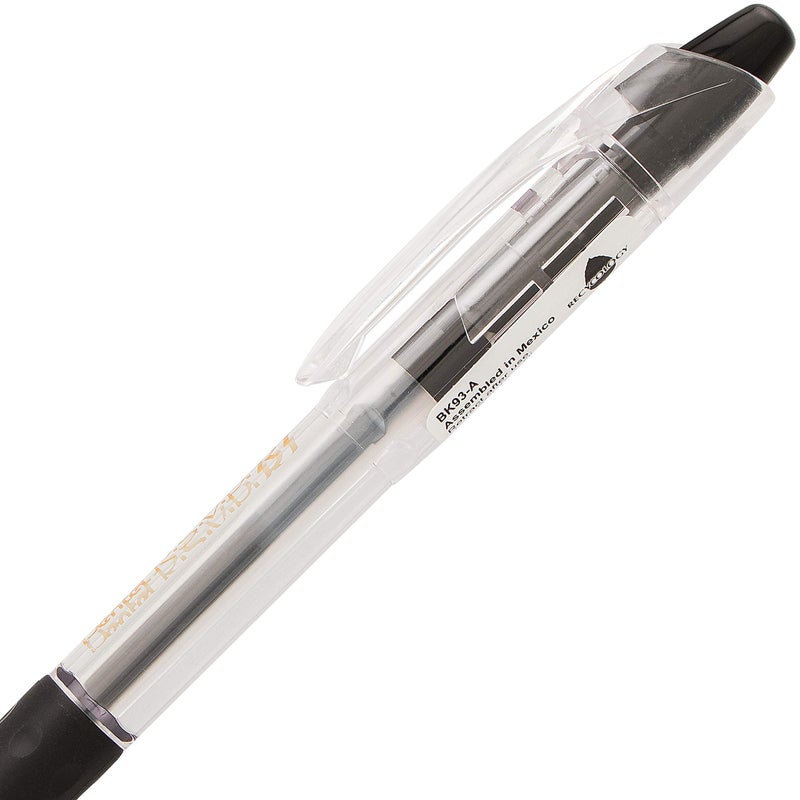 Pentel قلم حبر جاف قابل للسحب من بنتل R.S.V.P. RT، خط متوسط، حبر أسود، عبوة 2 (BK93BP2A) - Image 5
