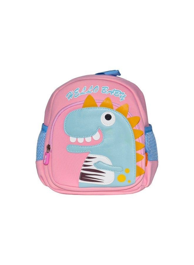WISHKEY Cute Dinosaur Backpack for Preschoolers, Small Size, Pink - Image 1