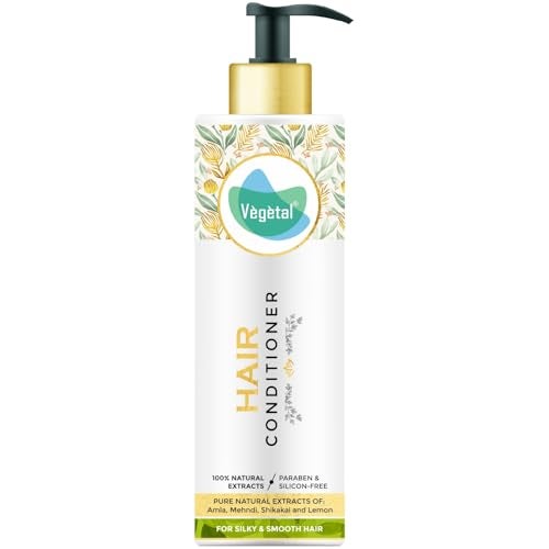 Vegetal Hair Conditioner 200 gms - Made of 100% natural bio-active extracts of Amla, Shikakai & Lemon- Free of Parabens, Silicon & Harmful Chemicals - Image 1