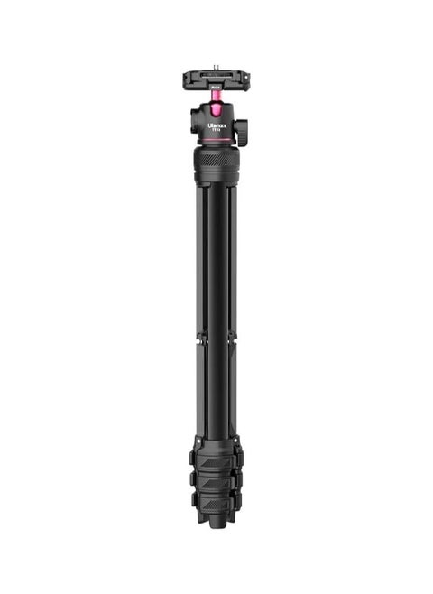 ULANZI 2 in 1 Camera Phone Video Tripod - TT51 Portable Tripod Stand I 360° Rotable Ball Head I Hidden Cold Shoe Phone Holder I 600g Lightweigt I 1.38m/51in Long I 5 Section Extenable Vlog Tripod