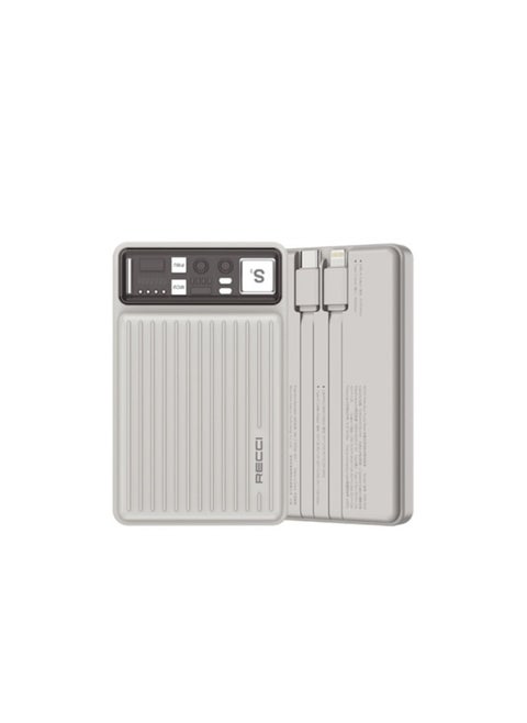 ريتشي RPB-P40 22.5 واط + PD20W باور بانك 10000 مللي أمبير (مدمج من النوع C + كابل أجهزة iOS)