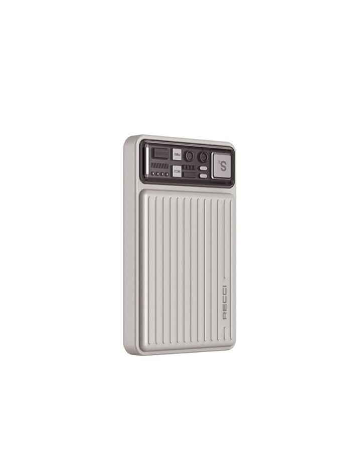 ريتشي RPB-P40 22.5 واط + PD20W باور بانك 10000 مللي أمبير (مدمج من النوع C + كابل أجهزة iOS)