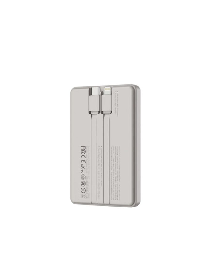ريتشي RPB-P40 22.5 واط + PD20W باور بانك 10000 مللي أمبير (مدمج من النوع C + كابل أجهزة iOS)