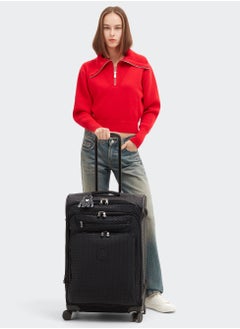 kipling Basic Plus New Youri Medium Wheeled Travel Case with Extendable Trolley Handle Signature Emb  - Image 3