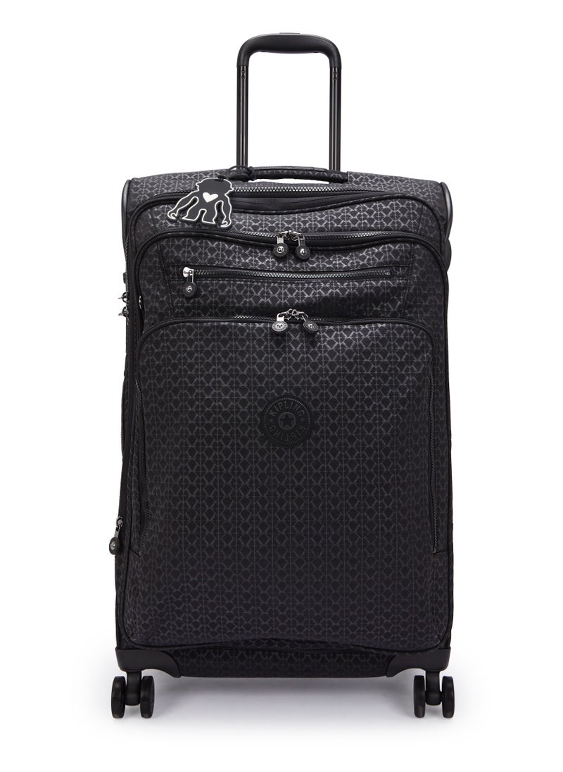 kipling - Basic Plus New Youri Medium Wheeled Travel Case with Extendable Trolley Handle Signature Emb - Image 1