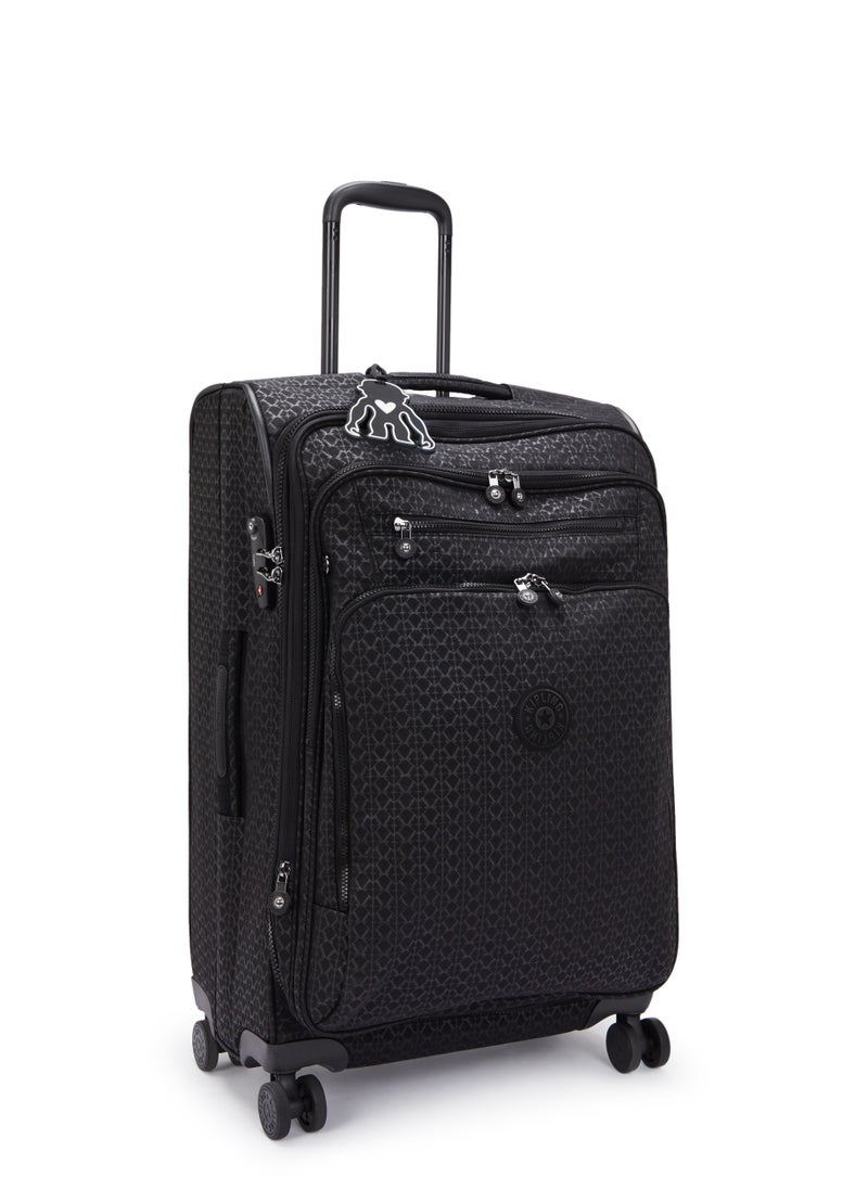 kipling - Basic Plus New Youri Medium Wheeled Travel Case with Extendable Trolley Handle Signature Emb - Image 1