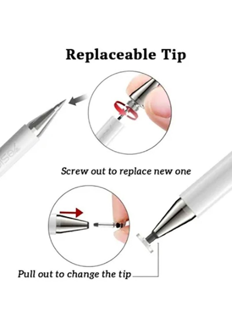 Yesido 2 in 1 Stylus with Ball Point Pen Universal Passive Stylus Pen for Smart Phone Tablet Writing Pen ST04  - Image 3