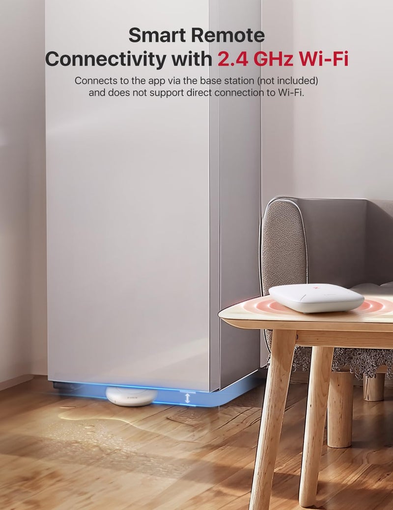 X-Sense كاشف تسرب المياه الذكي X-Sense، مستشعر المياه Wi-Fi، ملحق لمجموعة مستشعر المياه SWS54، عبوة فردية، نموذج SWS51، عبوة 3 قطع - Image 3