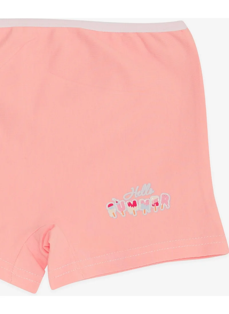 Breeze Girl's Boxer Ice Cream Printed 5-11 Years, Pink